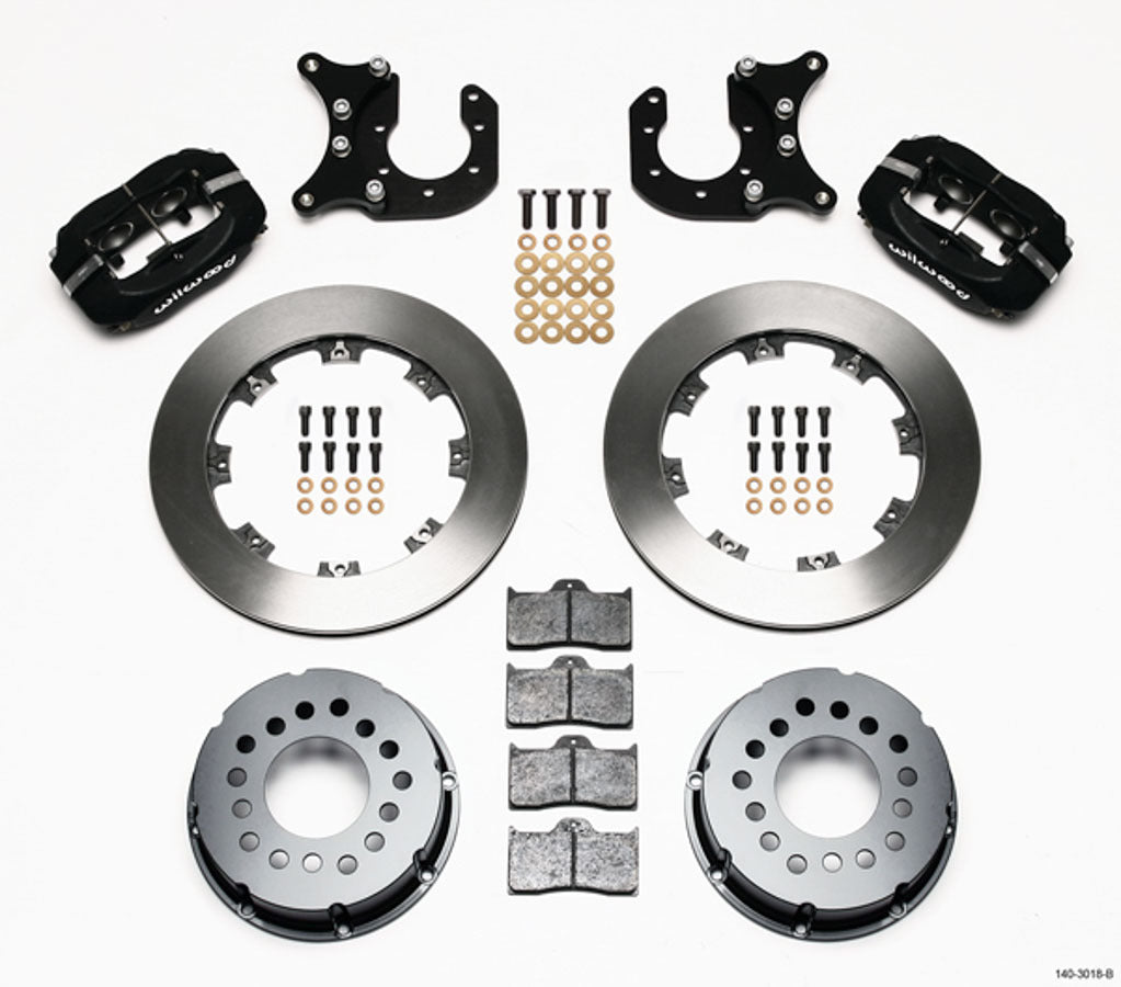 Wilwood WIL140-3018-B P/S Rear Kit Ford 8.8 w/2.5in Offset