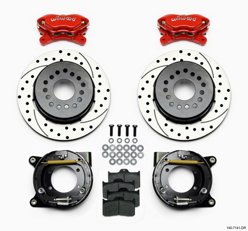 Wilwood WIL140-7141-DR Rear Disc Brake Kit w/ Park Brake Chevy