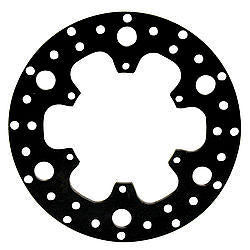 Wilwood WIL160-3455 Rotor 6BT .350in 10.5 x 5.5 Frt Midget Drilled
