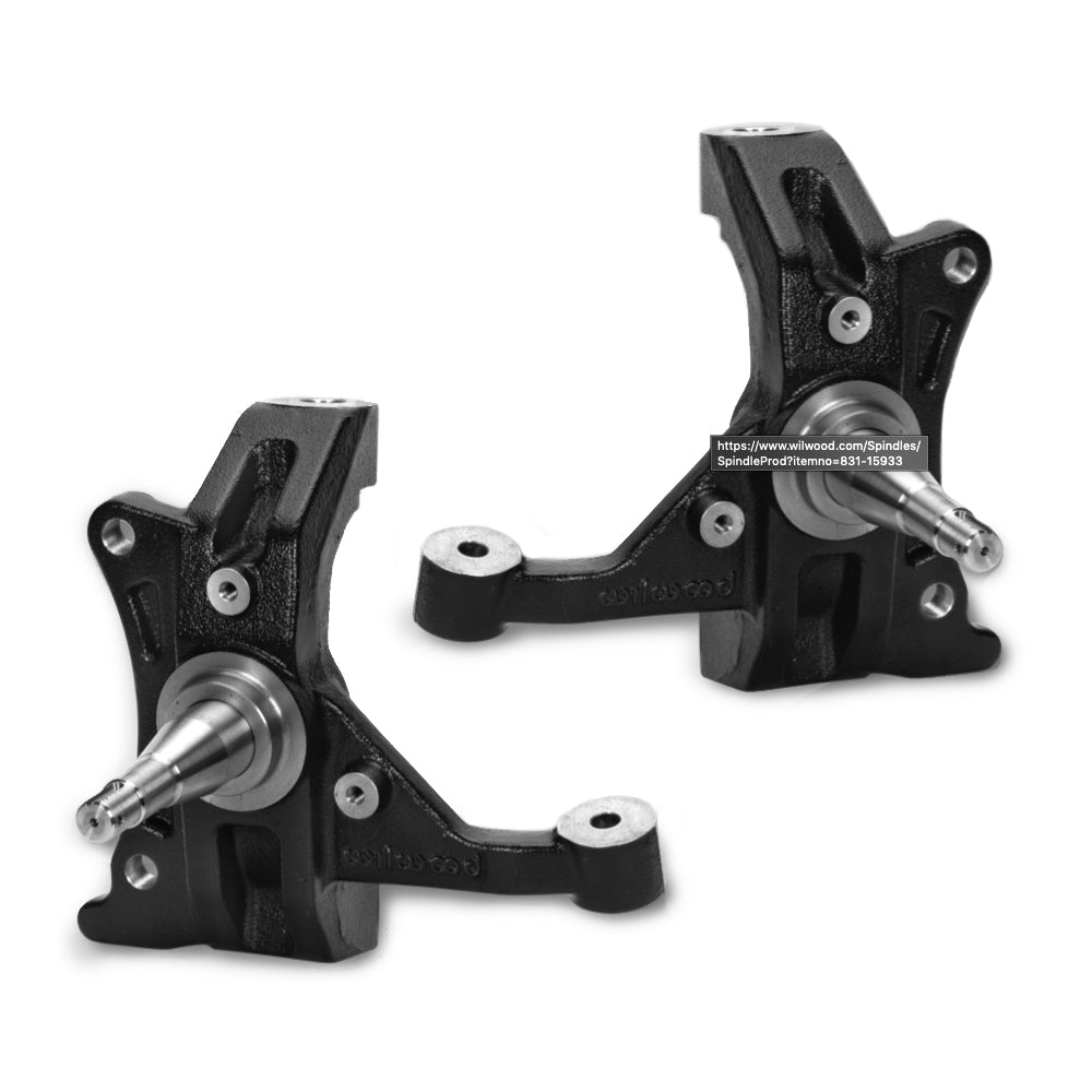 Wilwood WIL831-15933 Spindle Kit 2in Drop GM C1500 88-98