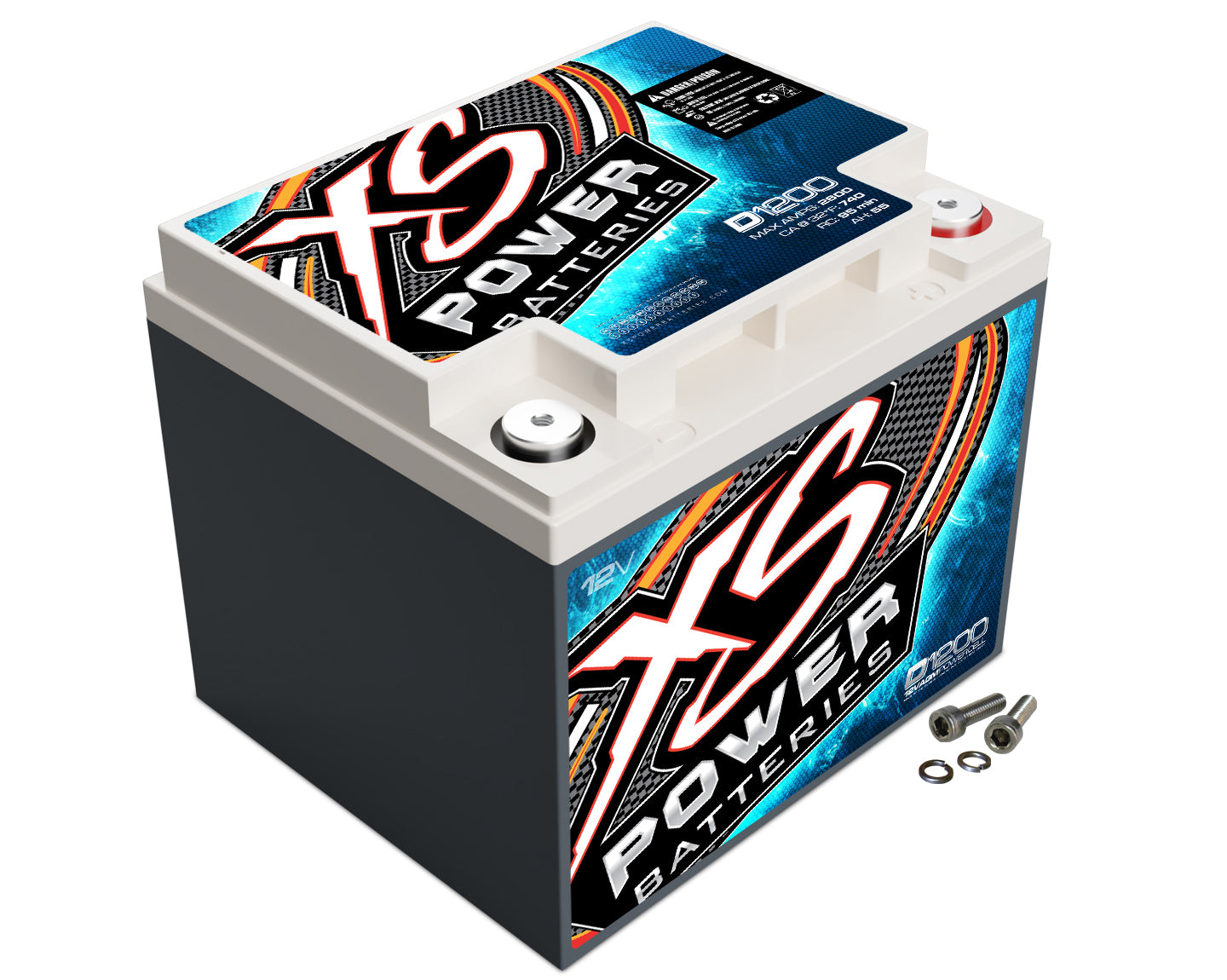 Xs Power Battery XSPD1200 XS Power AGM Battery 12 Volt 740A CA
