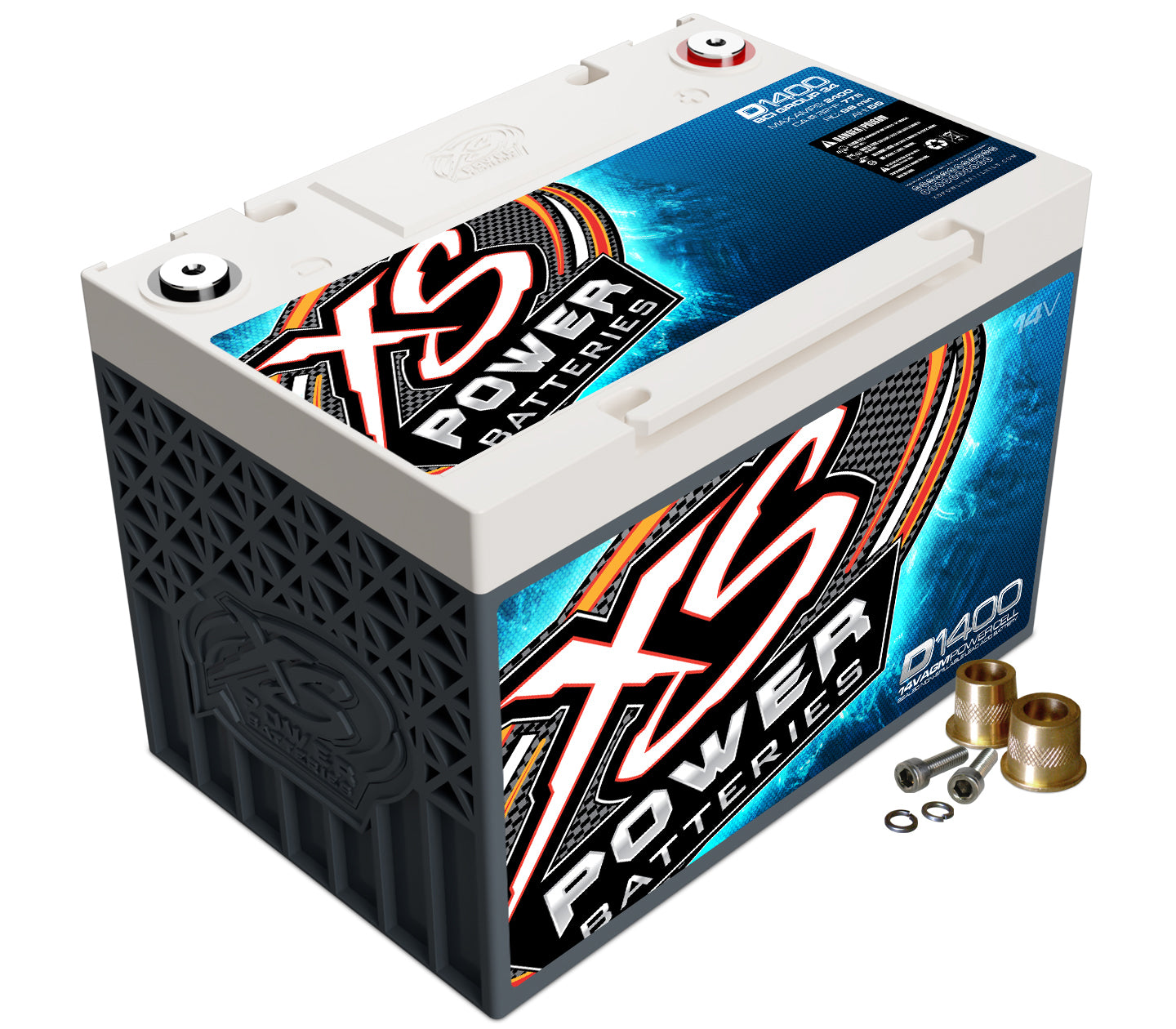 Xs Power Battery XSPD1400 AGM Battery 14v 2 Post
