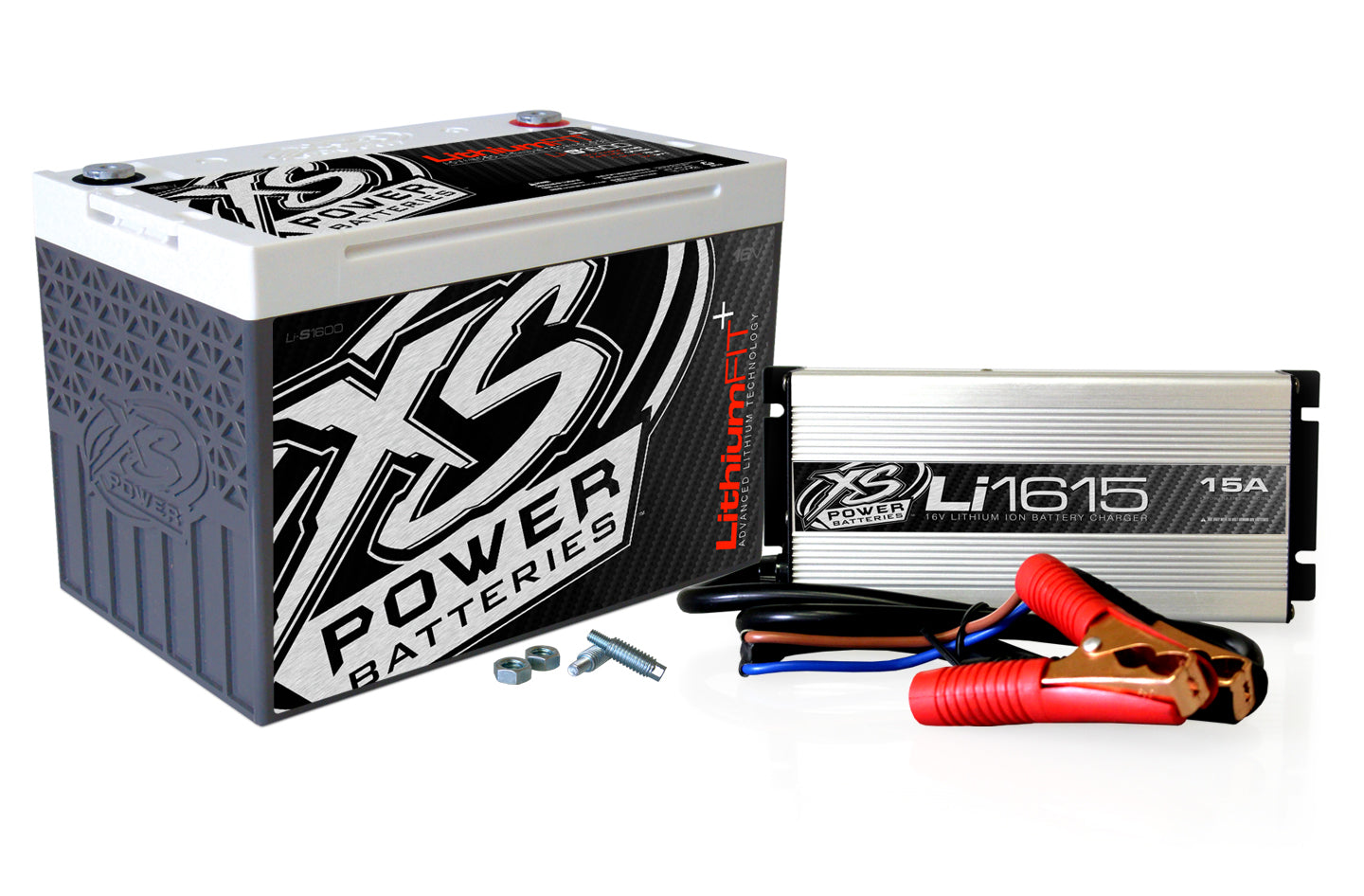 Xs Power Battery XSPLI-S1600CK 16Volt Lithium Battery Charger Combo Kit