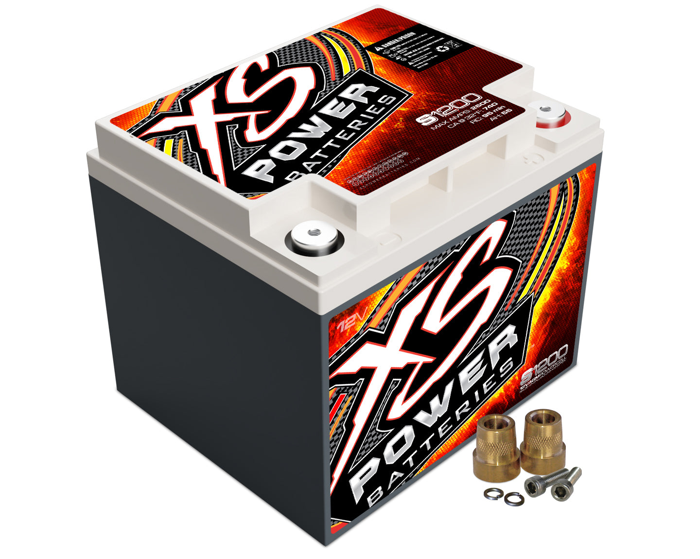 Xs Power Battery XSPS1200 XS Power AGM Battery 12V 725A CA