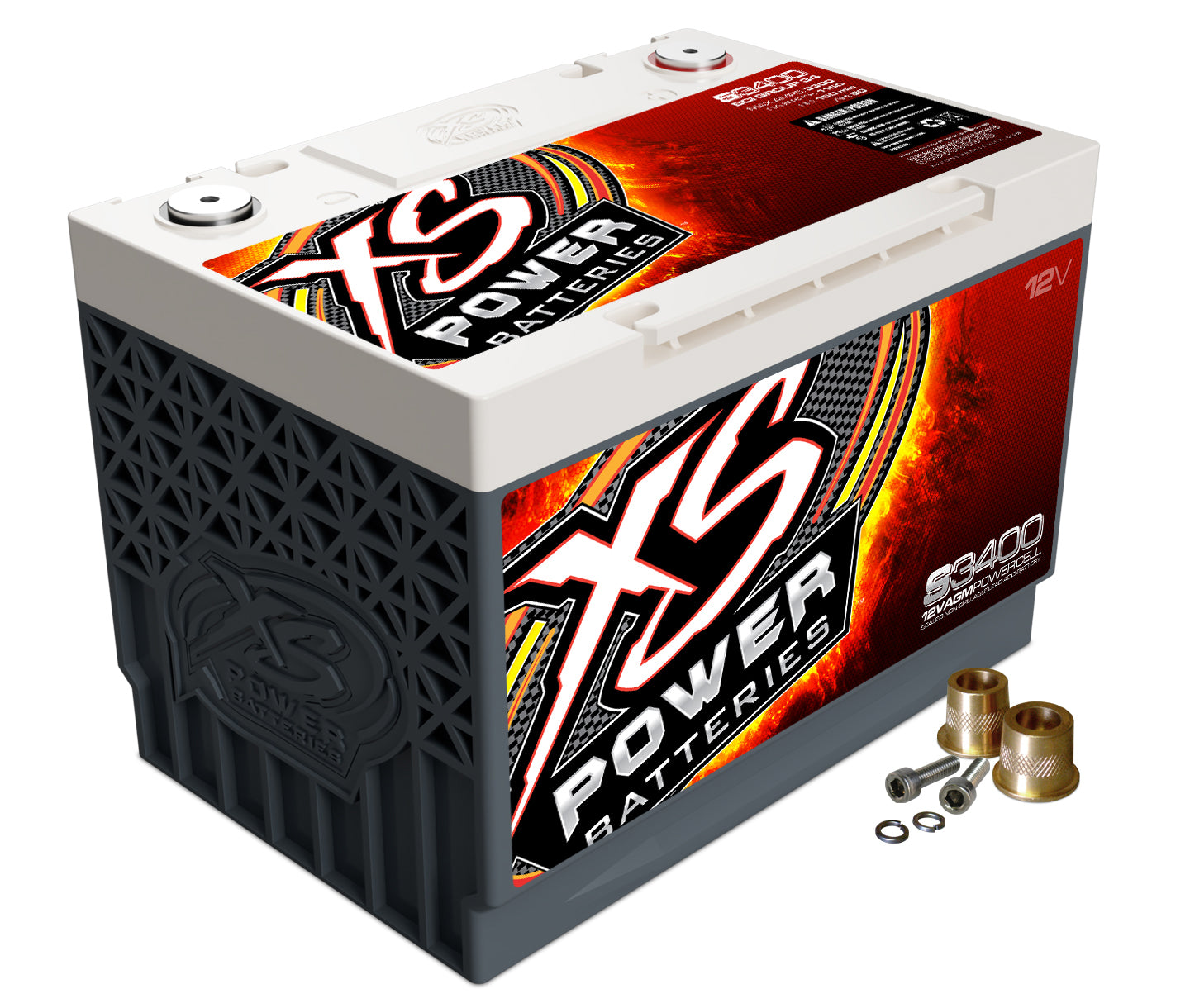 Xs Power Battery XSPS3400 XS Power AGM Battery 12 Volt