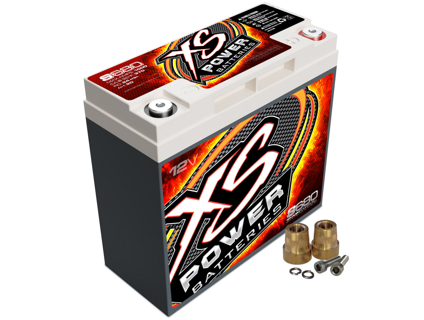 Xs Power Battery XSPS680 XS Power AGM Battery 12V 370A CA
