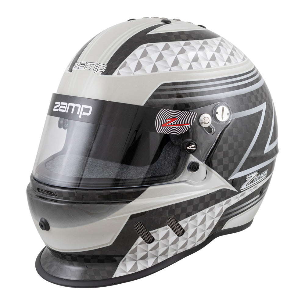 Zamp ZAMH775C15S Helmet RZ-65D Carbon Small Blk/Gray SA2020