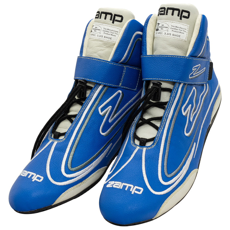 Zamp ZAMRS003C0410 Shoe ZR-50 Blue Size 10 SFI 3.3/5