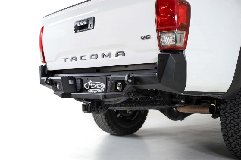 Addictive Desert Designs R681241280103 16-19 Toyota Tacoma Stealth Fighter Rear Bumper w/ Backup Sensor Cutouts