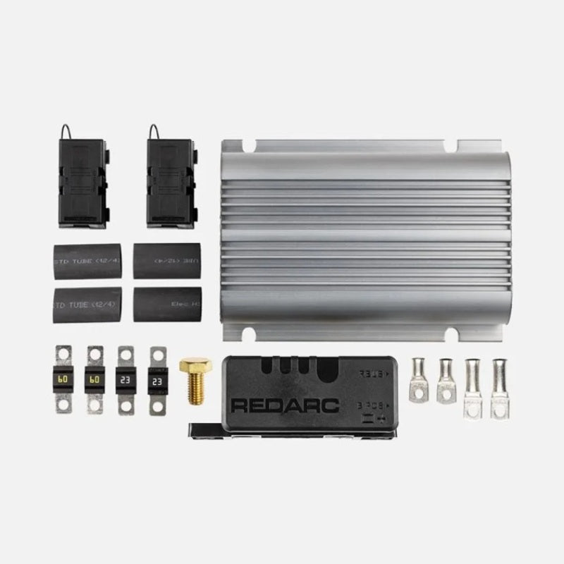 REDARC TRAILERPOWERKIT1-NA Trailer Power Kit w/Vehicle to Trailer Battery Charger/Smart Battery Monitor/Fuses