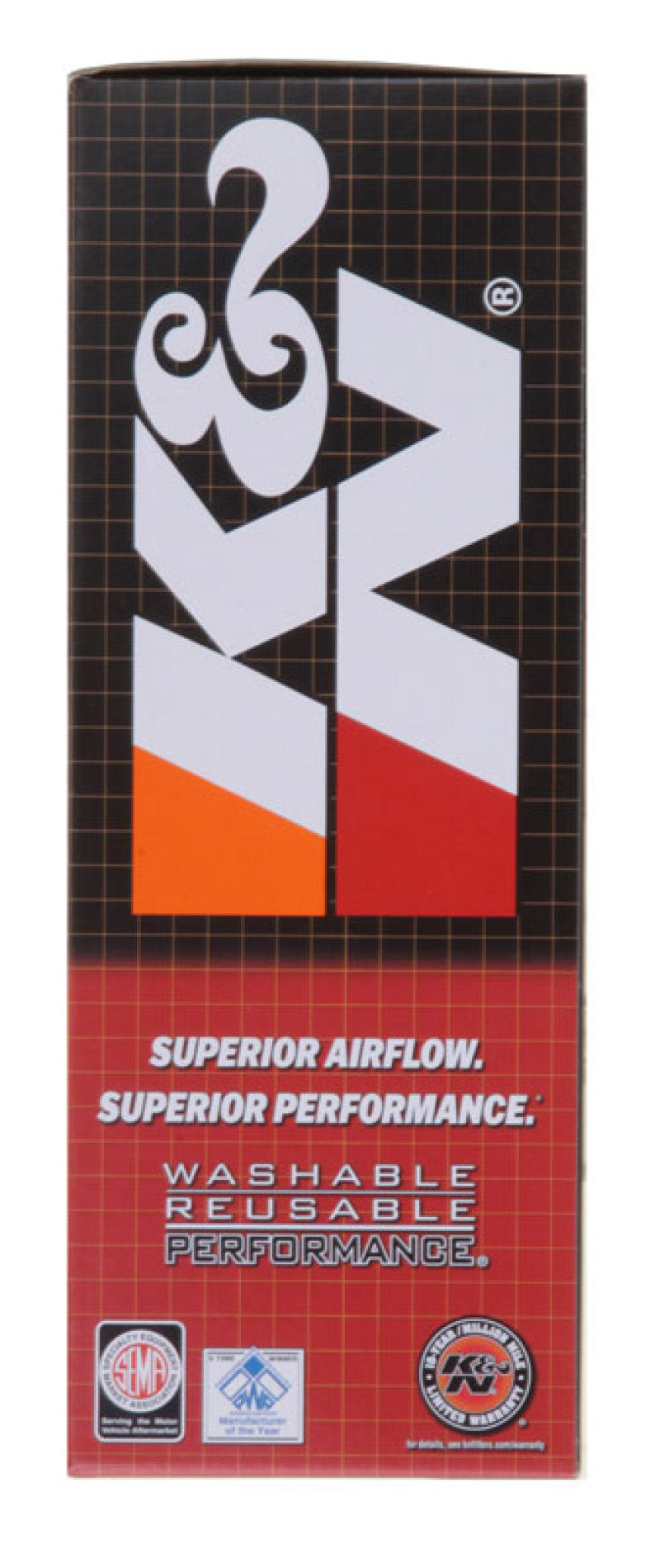 K&N Engineering E-3671 K&N Universal Oval Air Filter 12in Length x 5-1/4in Width x 3-1/4in Height