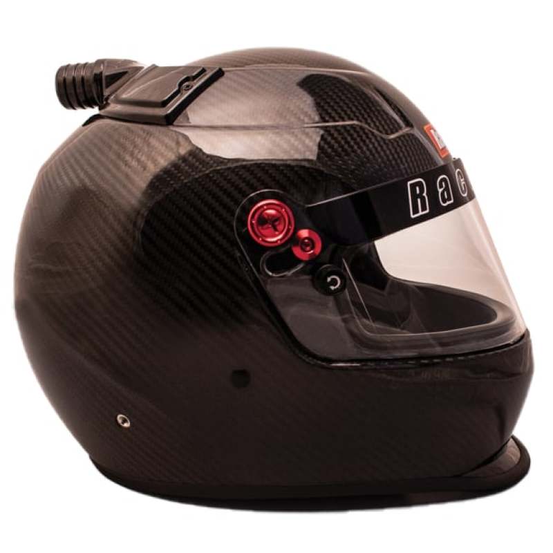 Racequip 92969069-Duplicate RaceQuip PRO20 Side Air Helmet Snell SA2020 Rated / Carbon Fiber -X Large