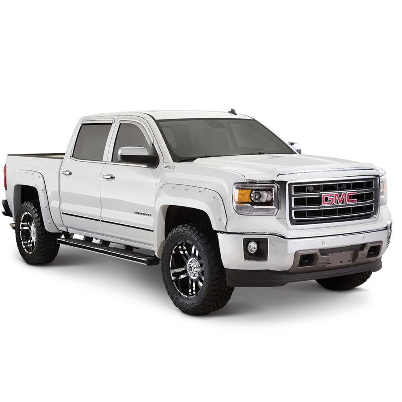 Bushwacker 40957-84 17-18 Chevy Silverado 1500 Fleetside Pocket Style Flares 4pc 78.8/97.8in Bed - Graphite