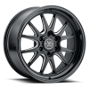 Method Wheels MR80229080500 Method Raised MR802 20x9 / 8x6.5 BP / 0mm Offset / 121.3mm Bore - Double Black Milled Wheel