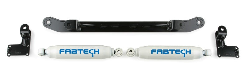 Fabtech FTS21044BK 07-14 GM C/K1500 2WD/4WD Dual Steering Stabilizer System w/Perf. Shocks