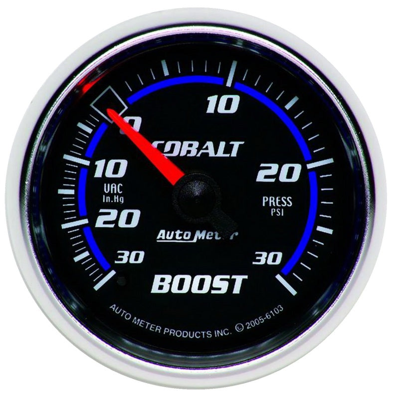 AutoMeter 6103 Autometer Cobalt 52mm 30psi mechanical Boost Gauge