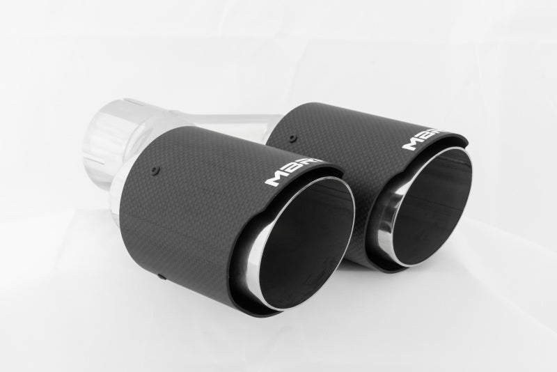 MBRP T5171CF Universal Carbon Fiber Dual Tip 3.5in OD/2.5in Inlet