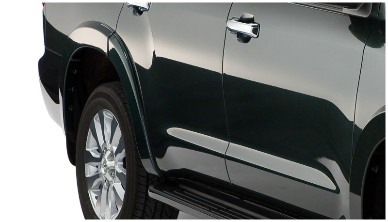 Bushwacker 30912-02 08-15 Toyota Sequoia OE Style Flares 4pc Fits w/ Factory Mudflap - Black