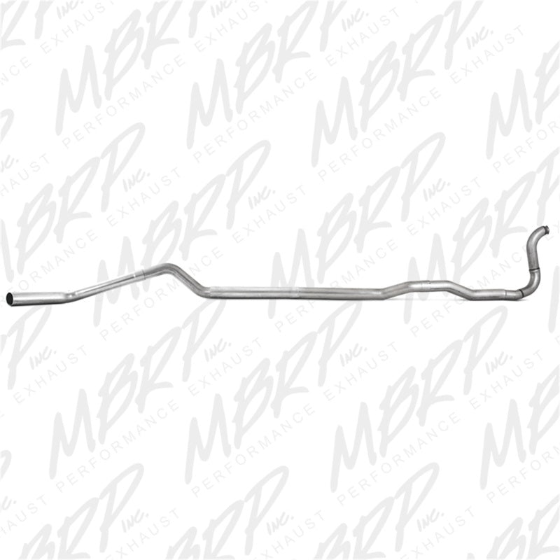 MBRP S6150PLM 88-93 Dodge 2500/3500 Cummins 4WD Turbo Back Single Side Exit No Muffler PLM Series Exhaust