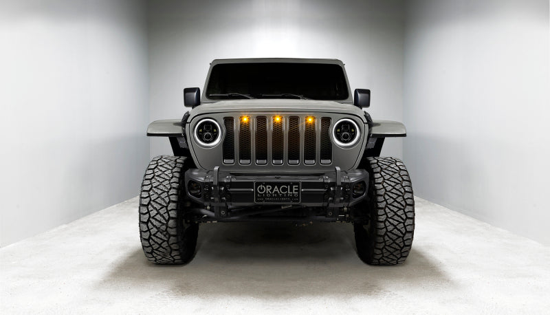 ORACLE Lighting 5769J-332 Oracle Jeep Wrangler JL/Gladiator JT 7in. High Powered LED Headlights (Pair) - Dynamic