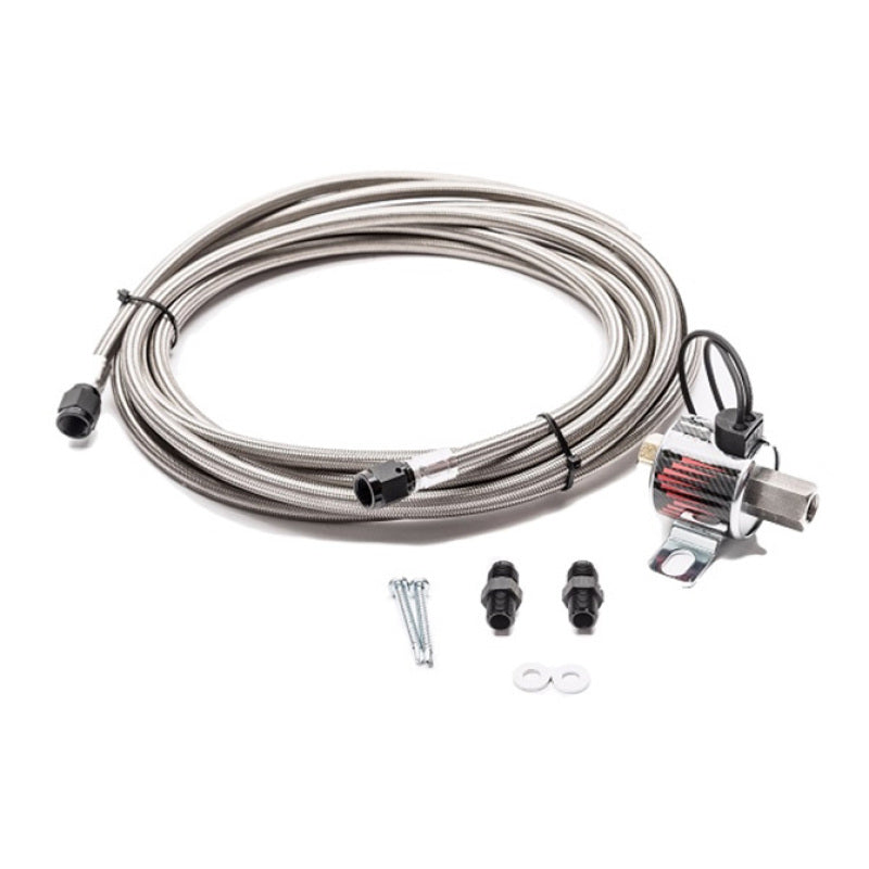 Snow Performance SNO-40012-BRD Braided SS Line Trunk Mount Upgrade (4AN SS Braided Line Systems)
