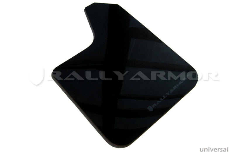 Rally Armor MF12-UR-BLK-MBK Universal UR Black Mud Flap w/ Metallic Black Logo