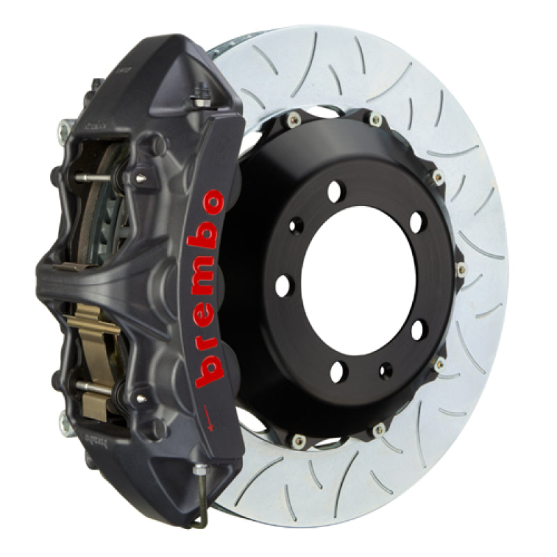 Brembo 1M3.8066AS 06-09 Honda S2000 Front GTS BBK 6 Piston Cast 355x32 2pc Rotor Slotted Type-3-Black HA