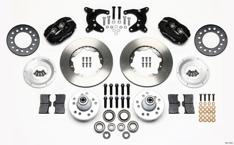 Wilwood 140-11023 Forged Dynalite Front Kit 11.00in 65-72 CDP A Body - 10in Drum