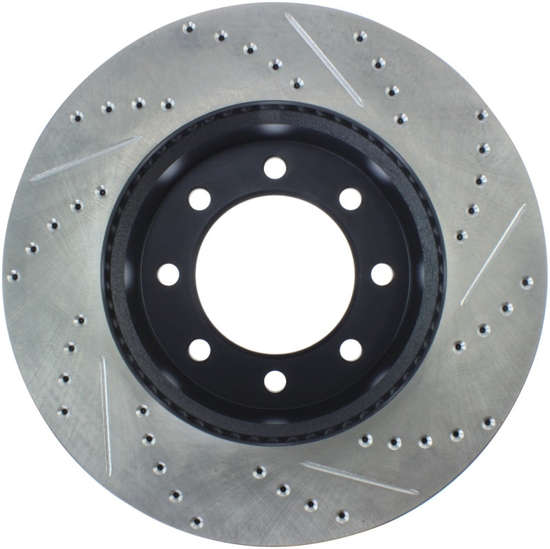 Stoptech 127.67072R StopTech Slotted & Drilled Sport Brake Rotor