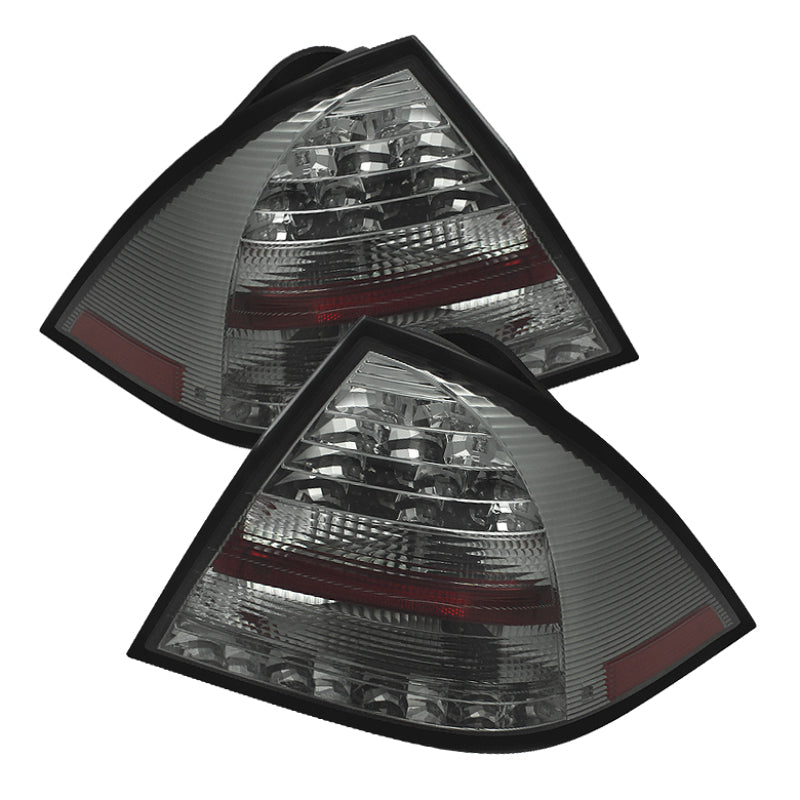 SPYDER 5069986 Spyder Mercedes Benz W203 C-CLASS 05-07 4DR Sedan LED Tail Lights Smoke ALT-YD-MBZC05-LED-SM