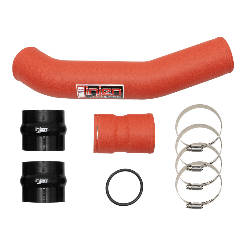 Injen SES9004ICPHWR 17-22 Ford F250/F/350/F-450/F-550 V8-6.7L Turbo Diesel Wrnkl Red Intercooler Hot Side Piping