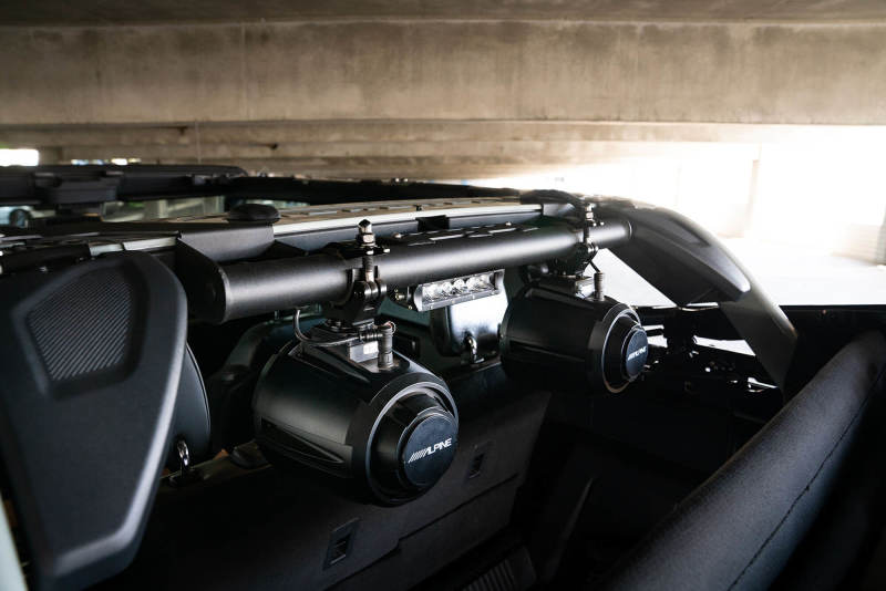 DV8 Offroad BRSB-01 21-22 Ford Bronco 4dr Rear Speaker & Light Mount Bar
