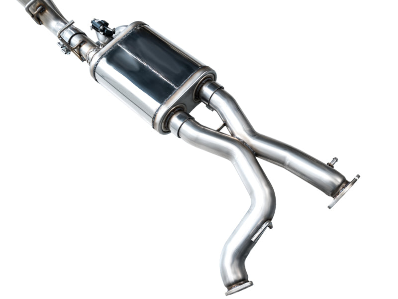 AWE Tuning 3025-31327 22-24 Ford Bronco Raptor 4WD Dual BashGuards Cat-Back SwitchPath Exhaust (No Tips)
