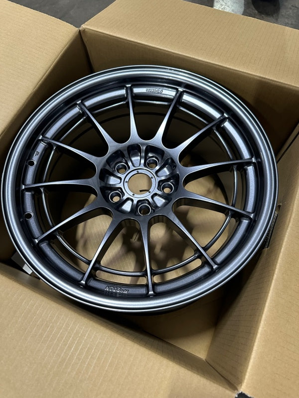 Enkei 3658956540GM NT03+M 18x9.5 5x114.3 40mm Offset 72.6mm Bore Gunmetal Wheel *MOQ 40