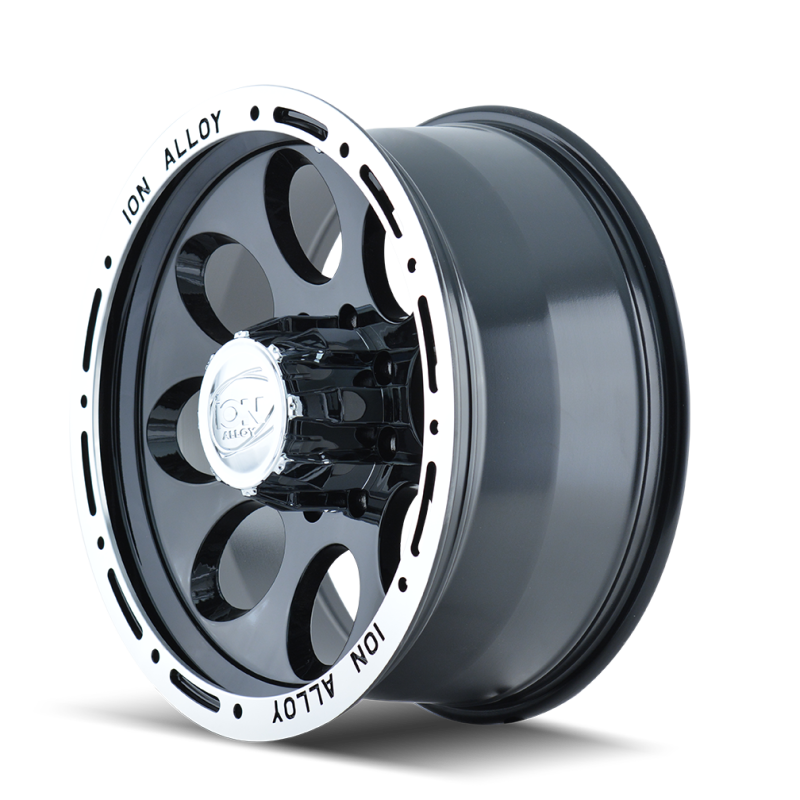 ION Wheels 174-7973B ION Type 174 17x9 / 5x127 BP / 0mm Offset / 83.82mm Hub Black/Machined Wheel