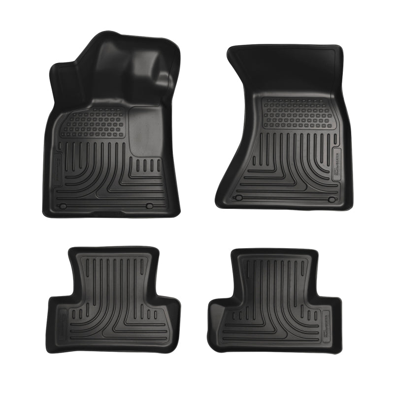 Husky Liners 98081 11-12 Dodge Charger/Chrysler 300 (AWD Only) WeatherBeater Combo Black Floor Liners