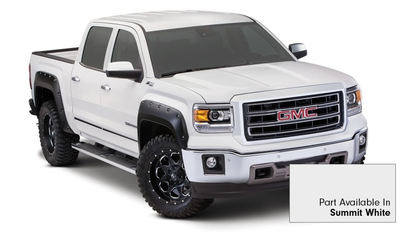 Bushwacker 40927-14 19-21 Chevrolet Silverado 1500 Pocket Style Flares 4pc - Summit White