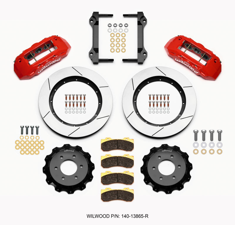 Wilwood 140-13865-R TX6R Front Kit 15.50in Red 2010-Up Ford F150 (6 lug)