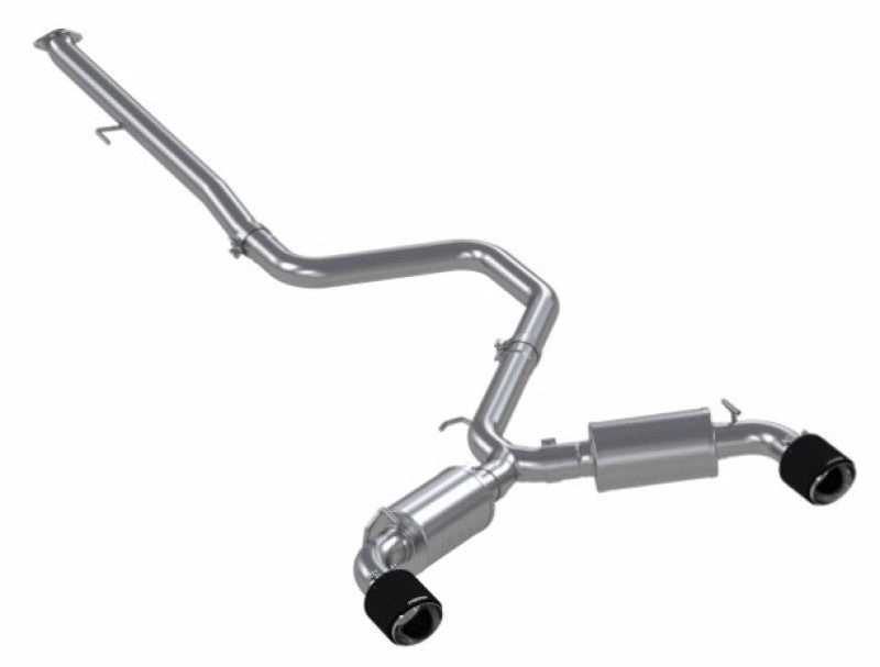 MBRP S47063CF 2019+ Hyundai Veloster N 2.0L Turbo 3in Cat Back - T304 Stainless - Carbon Fiber Tip