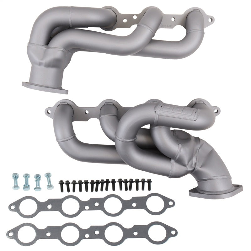 BBK 4020 10-15 Camaro LS3 L99 Shorty Tuned Length Exhaust Headers - 1-3/4 Titanium Ceramic