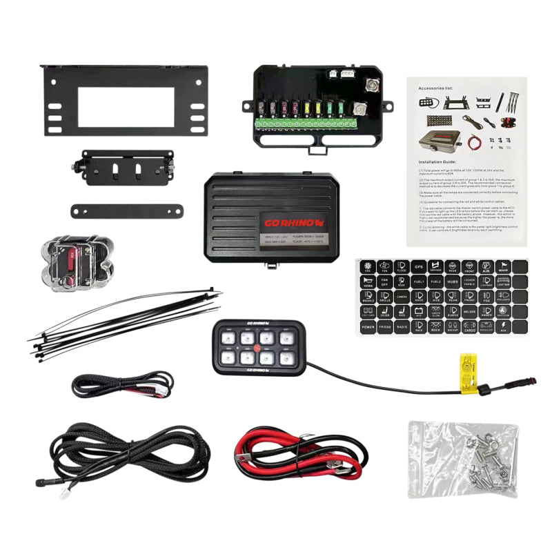 Go Rhino 758CHSCW Xplor 8 Channel Switch Controller - Blk