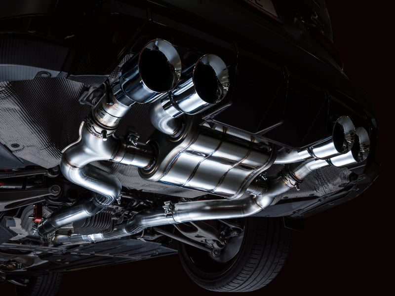 AWE Tuning 3025-43480 AWE SwitchPath Catback Exhaust for BMW G8X M3/M4 - Chrome Silver Tips