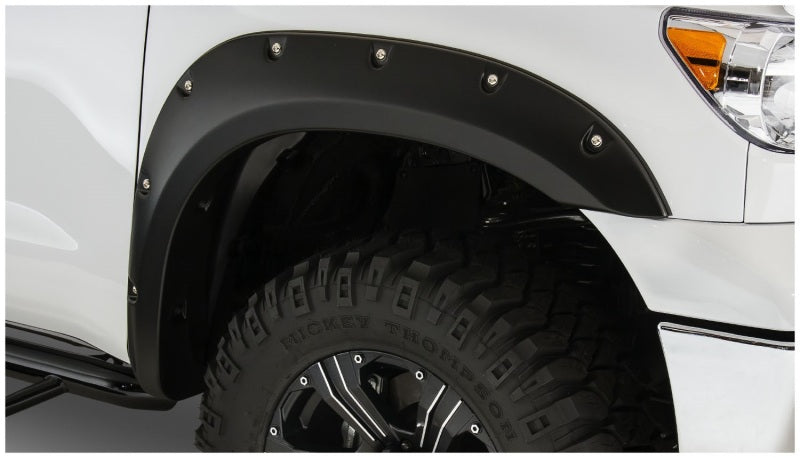 Bushwacker 30911-02 07-13 Toyota Tundra Fleetside Pocket Style Flares 4pc 97.6/78.7/66.7in Bed - Black