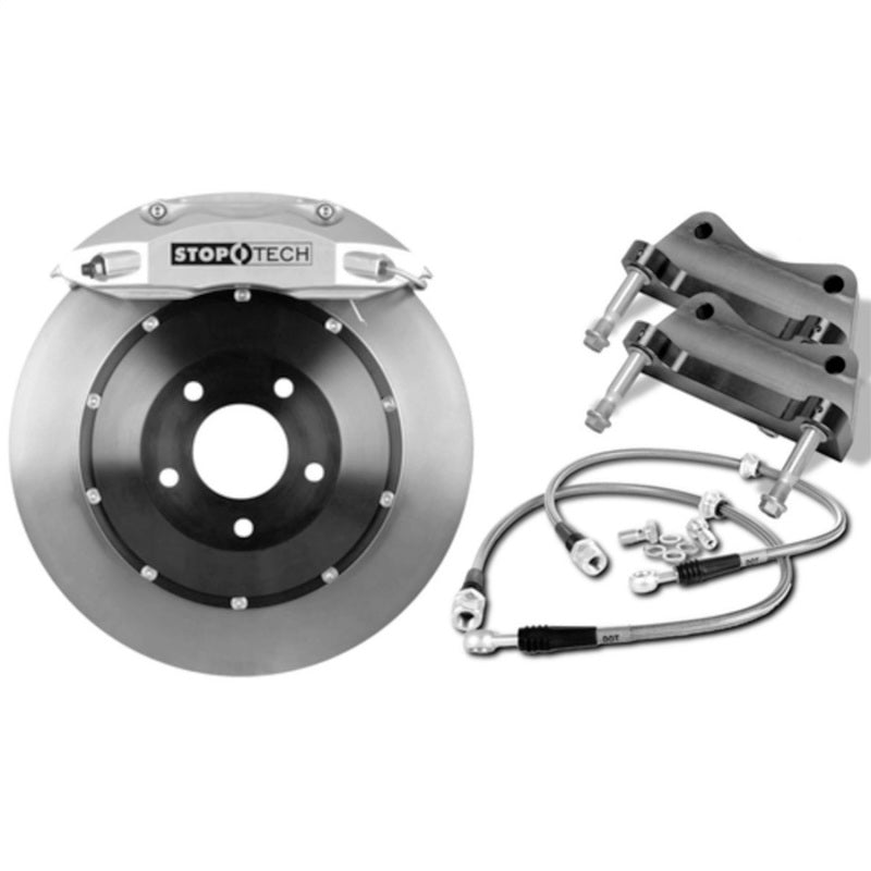 Stoptech 83.782.DT00.A1 StopTech 69-89 Porsche 911 Level 1 Street Front BBK w/ Anodized ST42 Calipers 282X28 Slotted Rotors