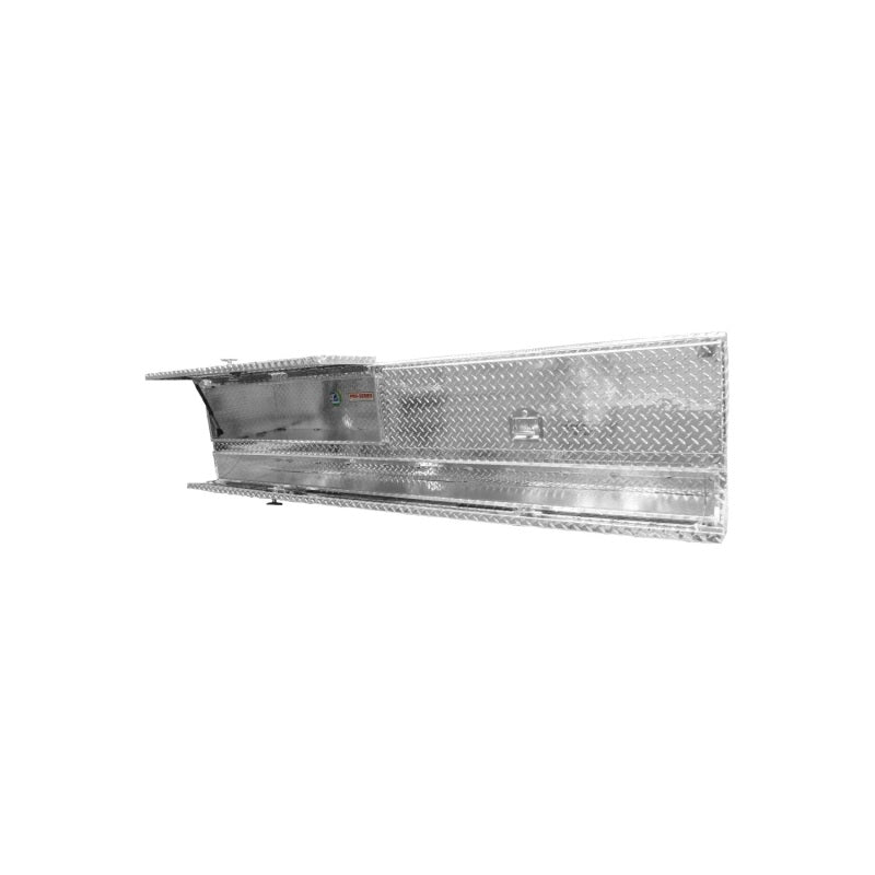 Westin 80-TB400-96D /Brute High Cap 96in Stake Bed Contractor TopSider w/ Doors - Aluminum