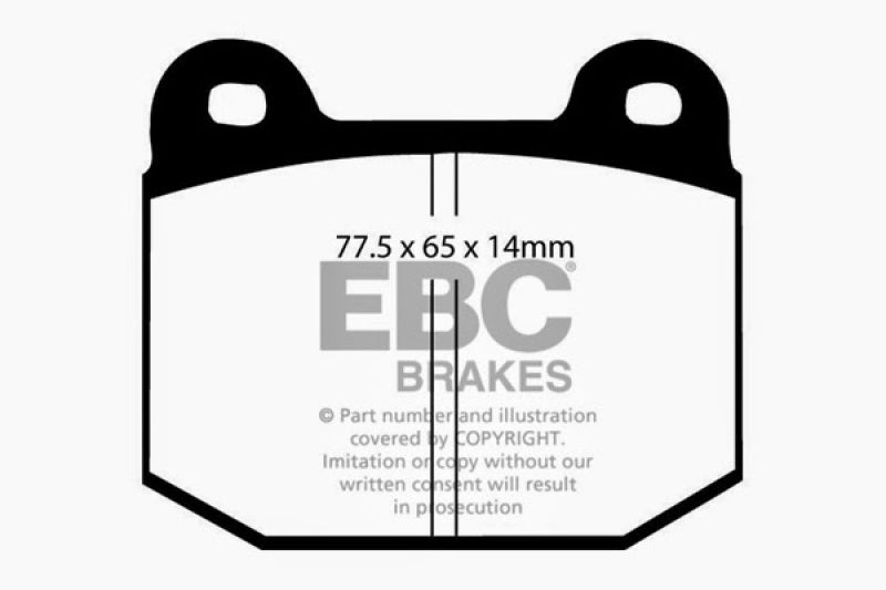 EBC DP4197/2R 08+ Lotus 2-Eleven 1.8 Supercharged Yellowstuff Front Brake Pads