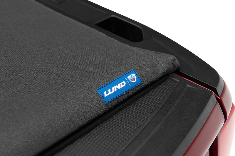 LUND 969558 Lund 14-17 Toyota Tundra Fleetside (5.5ft. Bed) Hard Fold Tonneau Cover - Black
