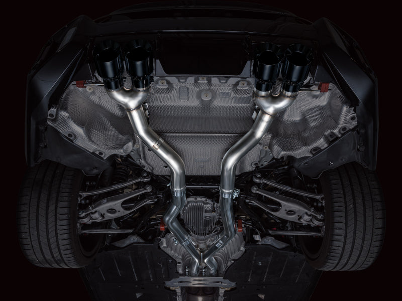 AWE Tuning 3020-43487 23-24 BMW G87 M2 Track Edition Exhaust - Diamond Black Tips