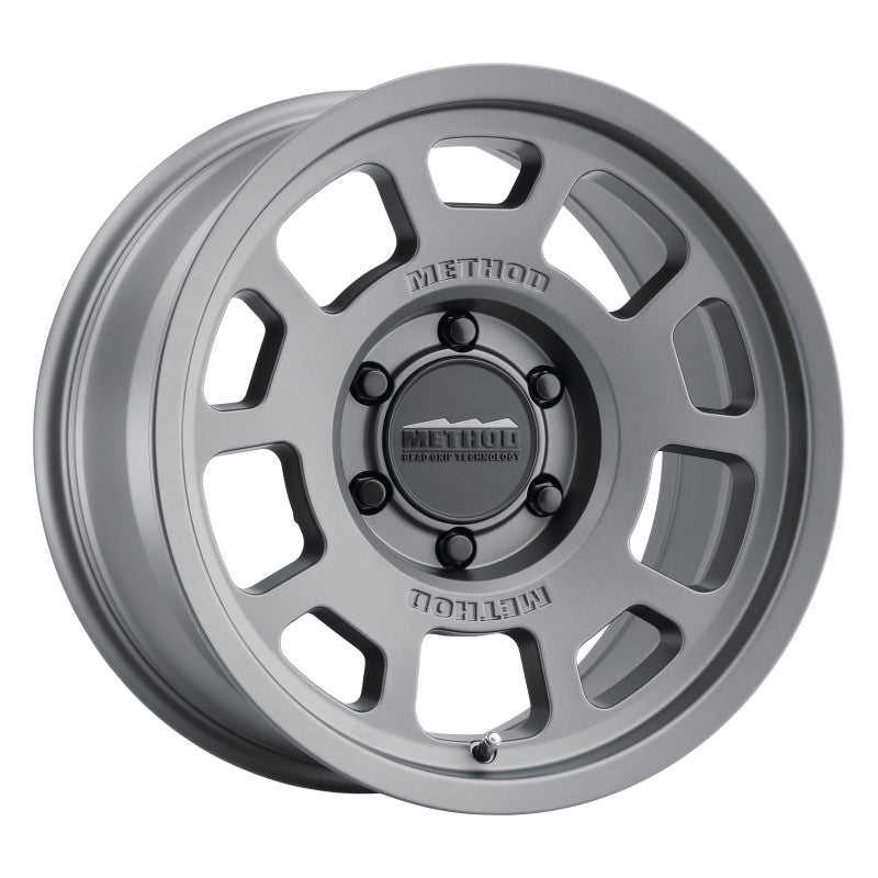 Method Wheels MR70589060800 Method MR705 18x9 0mm Offset 6x5.5 106.25mm CB Titanium Wheel