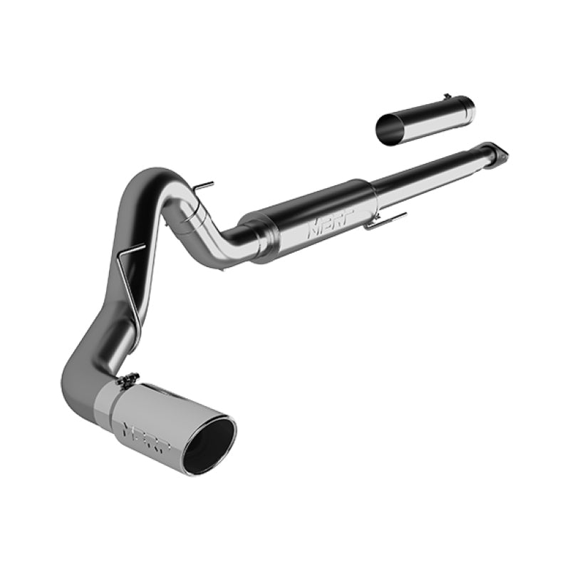 MBRP S5259AL 2015 Ford F-150 2.7L / 3.5L EcoBoost 4in Cat Back Single Side Alum Exhaust System